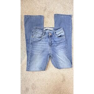 LCW Jeans Teen Girls Medium Wash Straight Leg Denim Pants Size 24 34 11-12Y